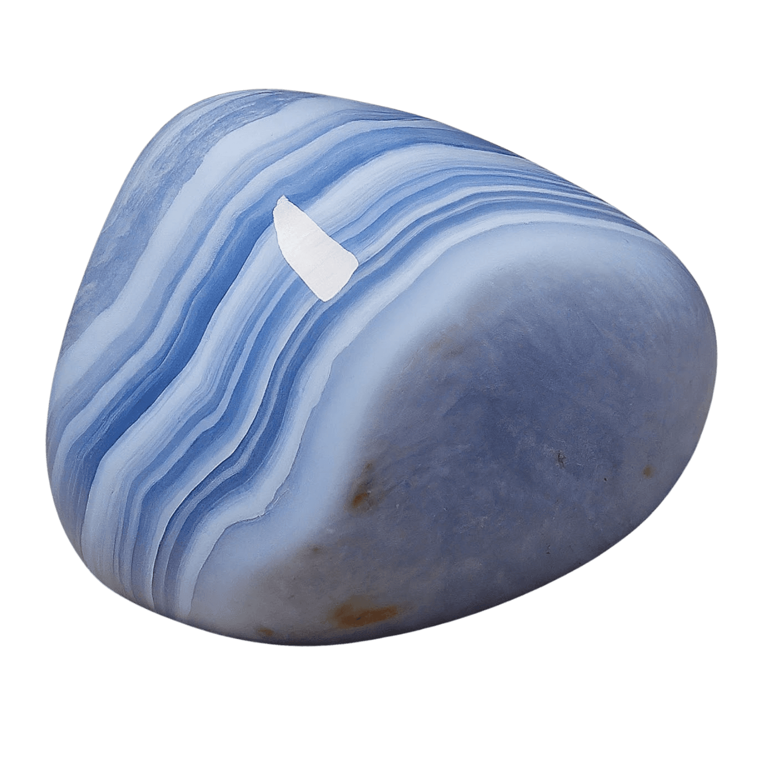 Blue Lace Agate tumbled stone
