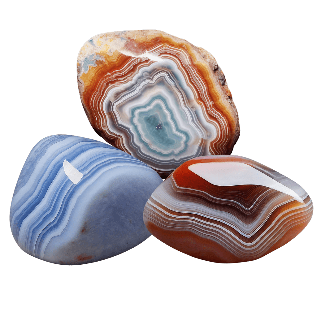 Agate crystal