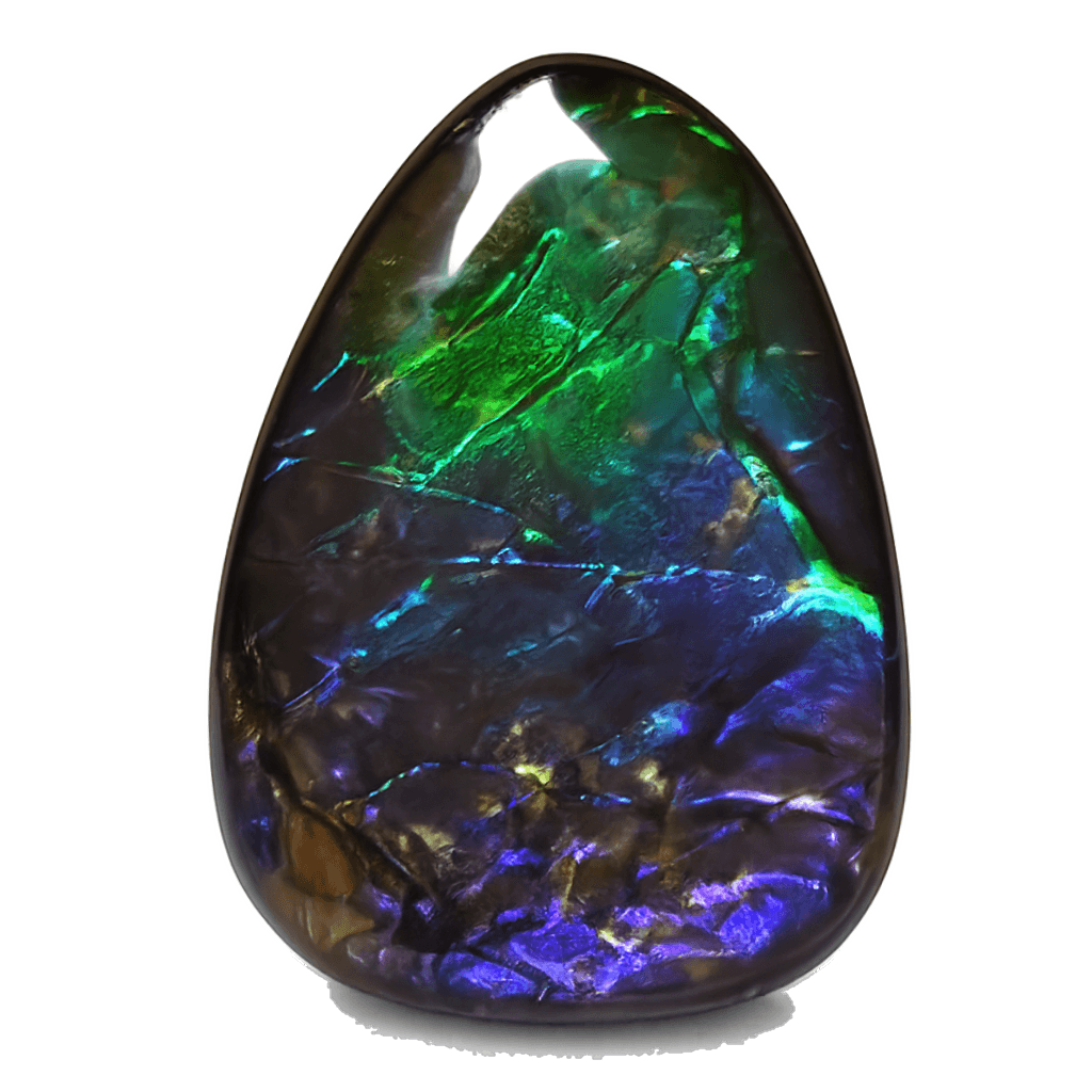 Ammolite crystal