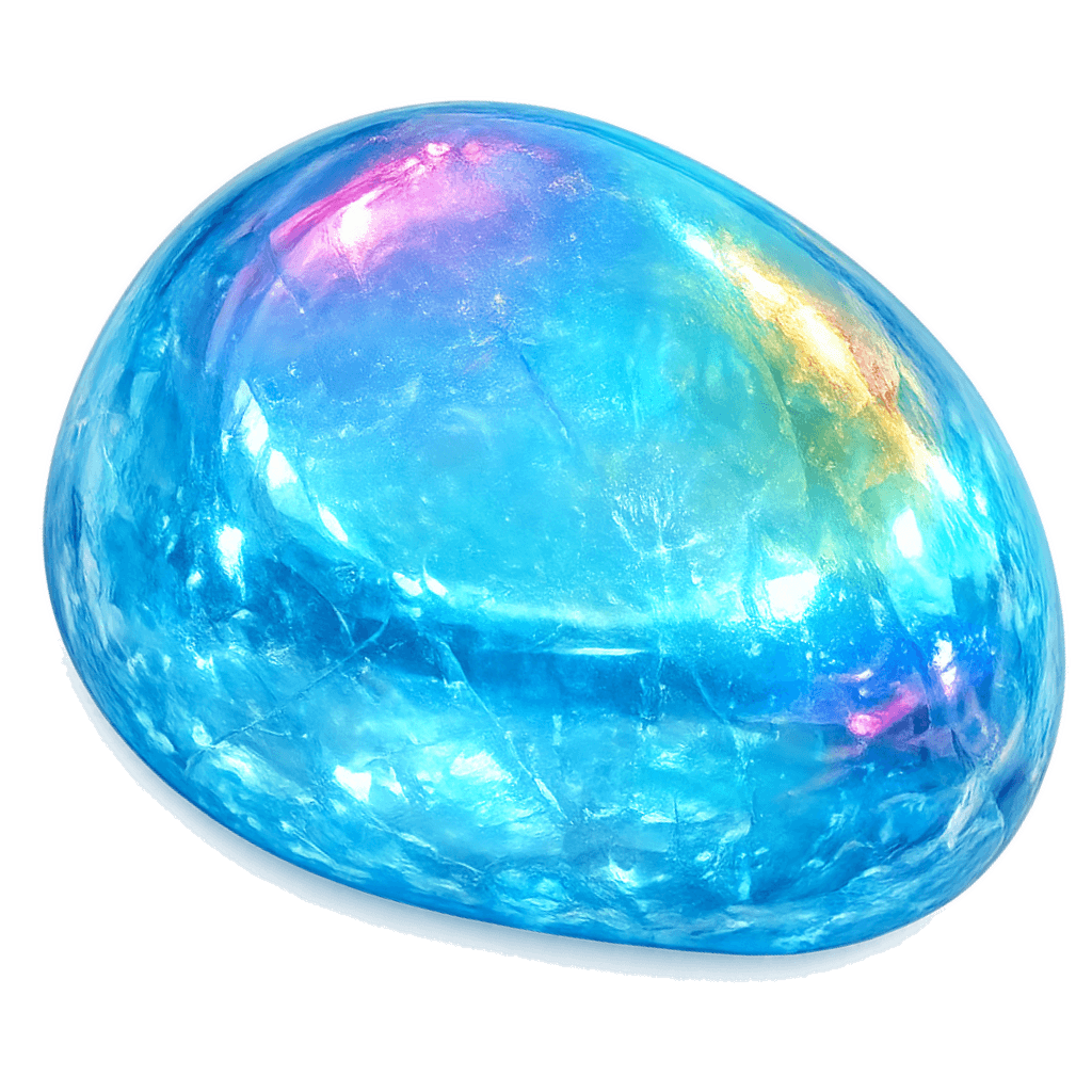 Aqua Aura Quartz crystal