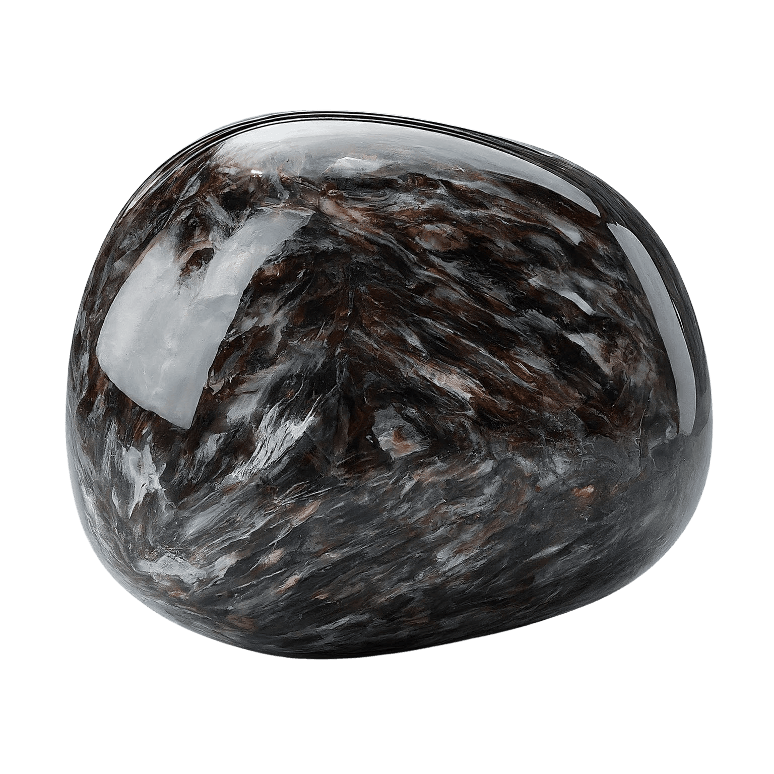 Astrophyllite tumbled stone