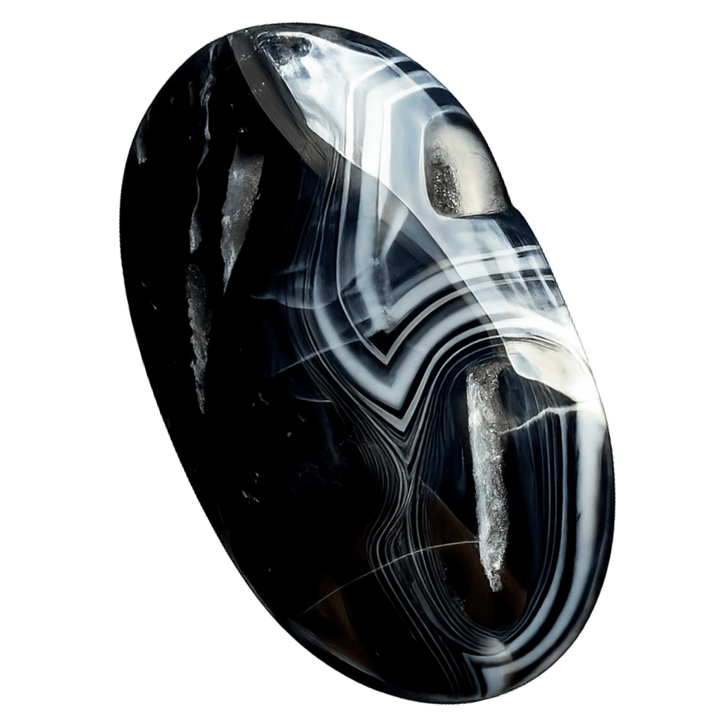Black Agate crystal