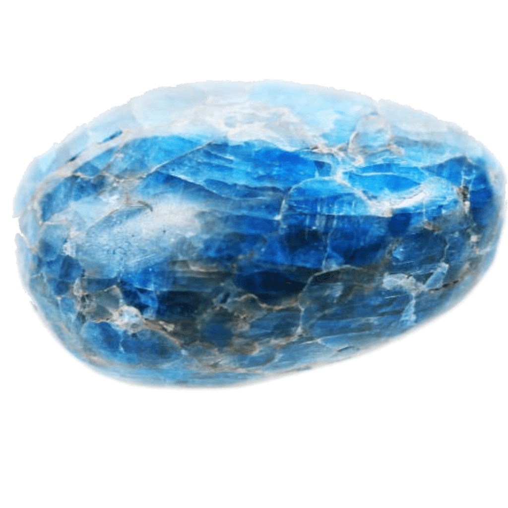Blue Apatite crystal