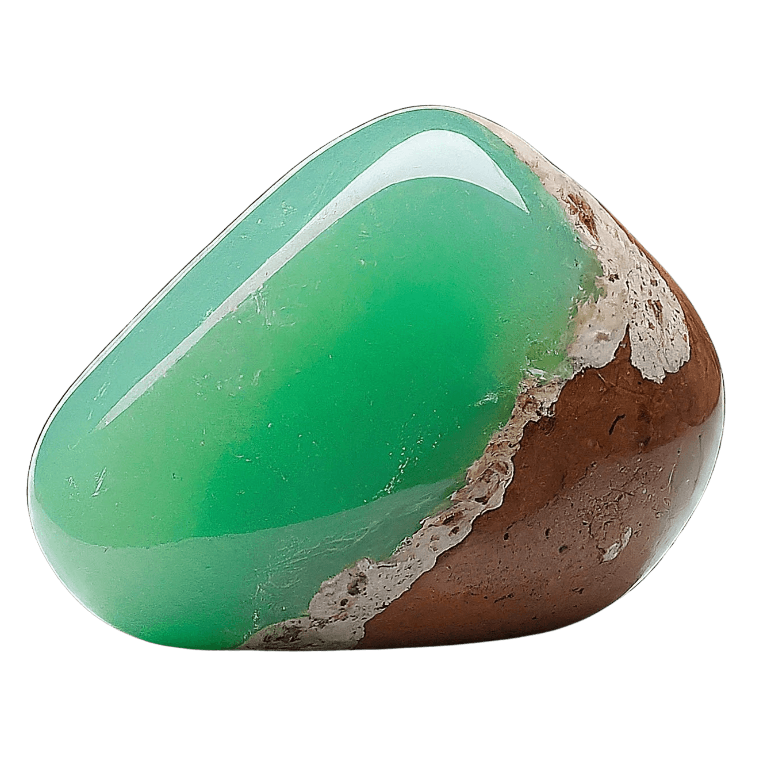 Chrysoprase crystal