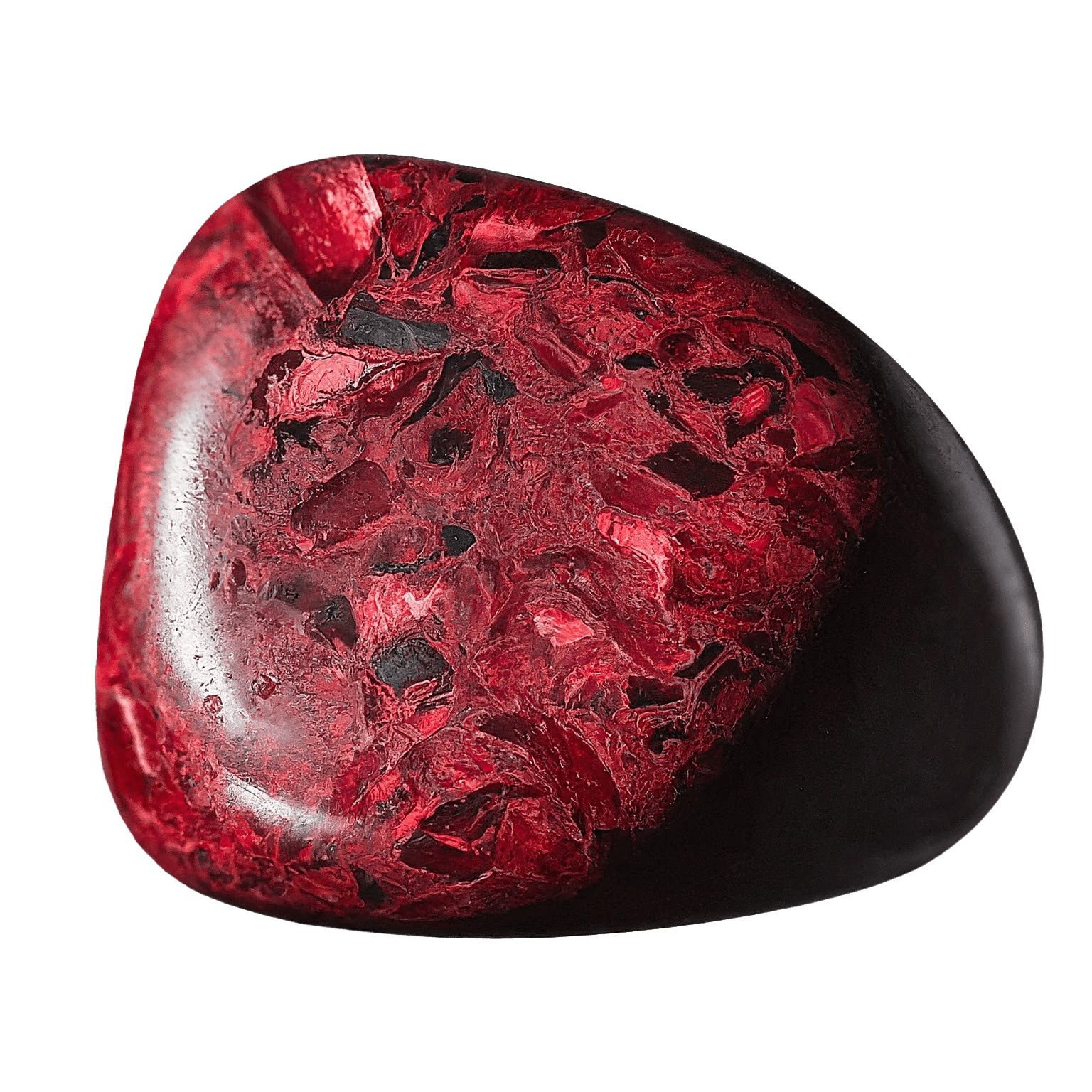 Cinnabar crystal