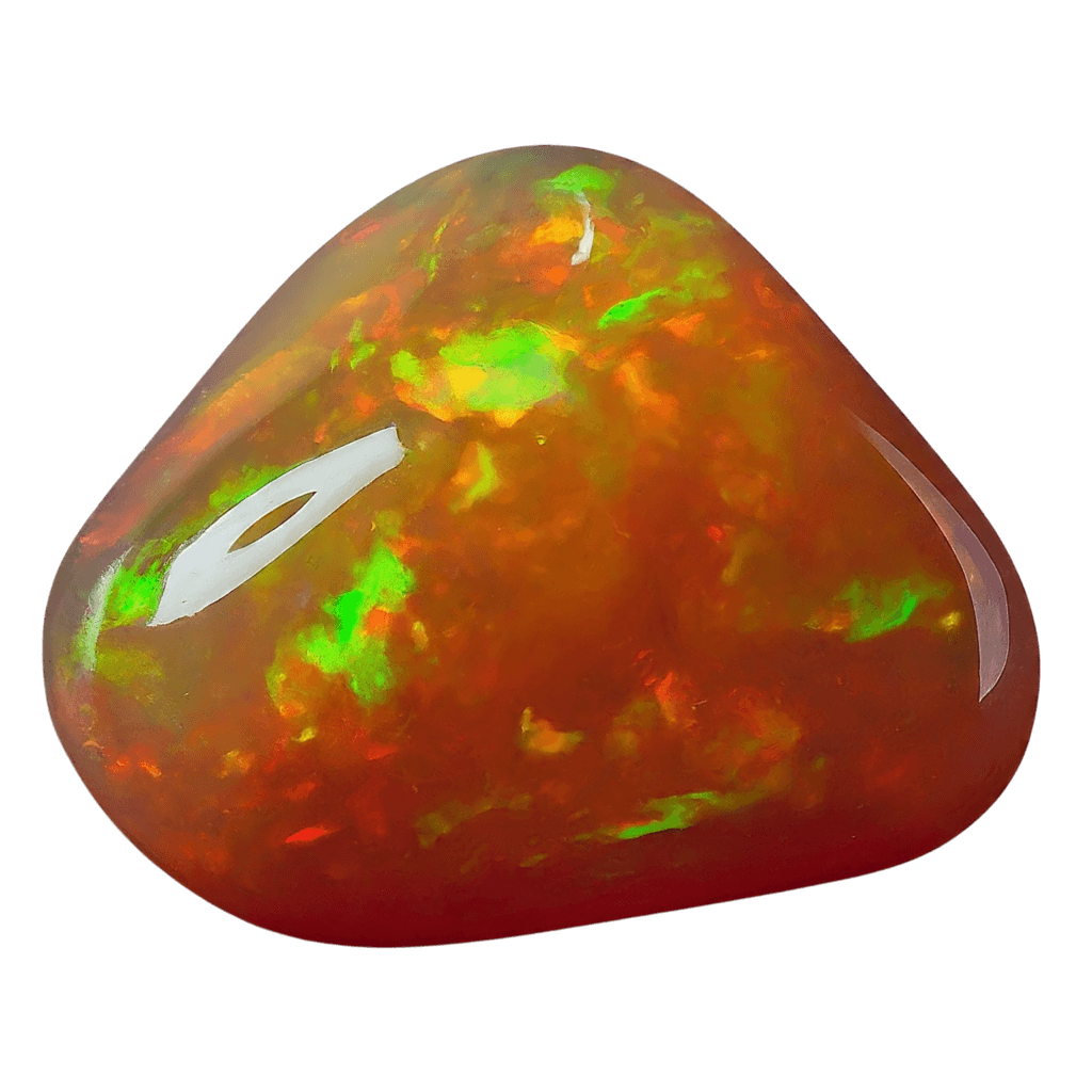 Fire Opal tumbled stone