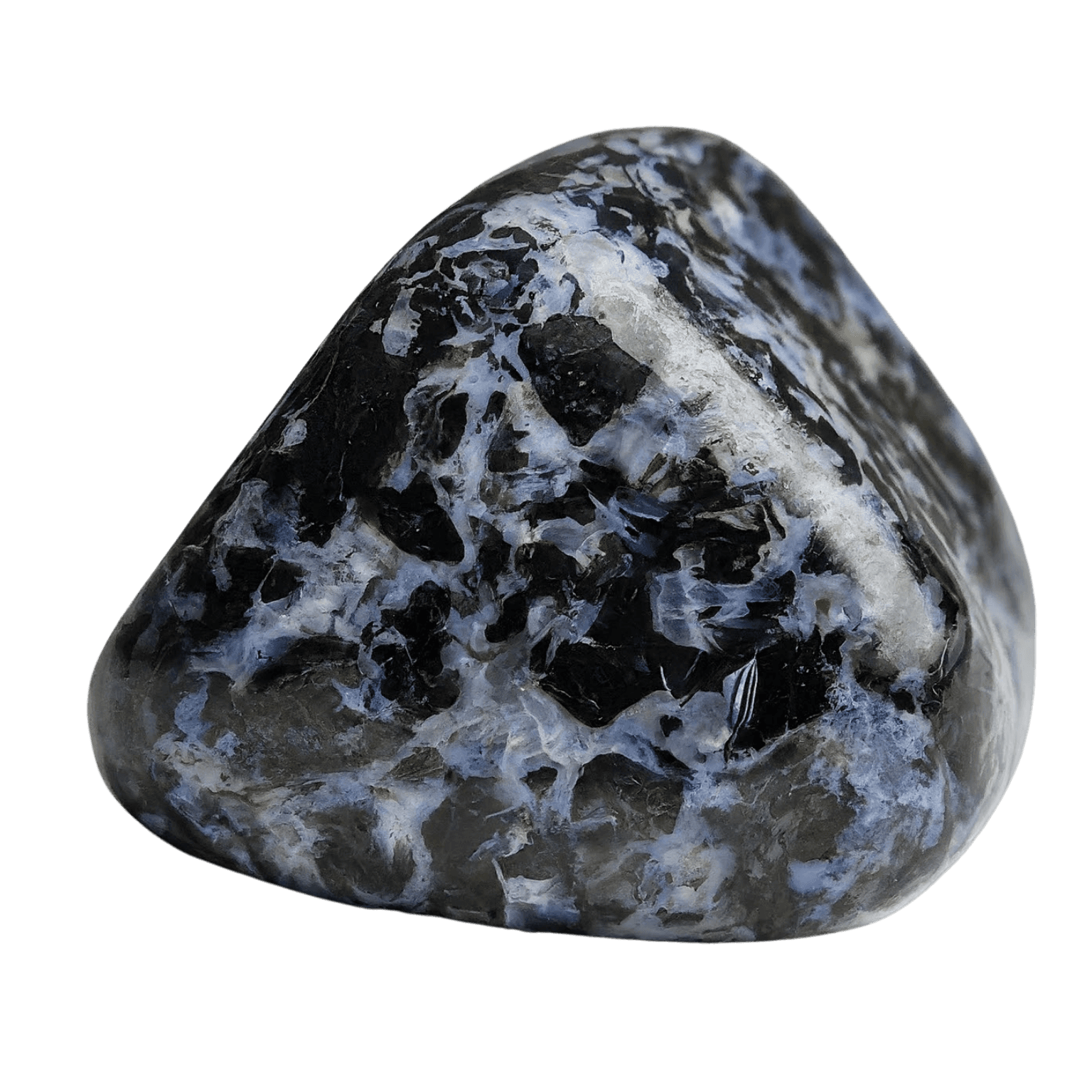 Indigo Gabbro tumbled stone