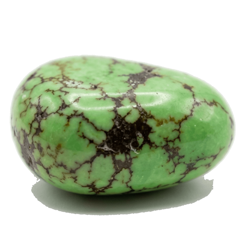 Gaspeite crystal