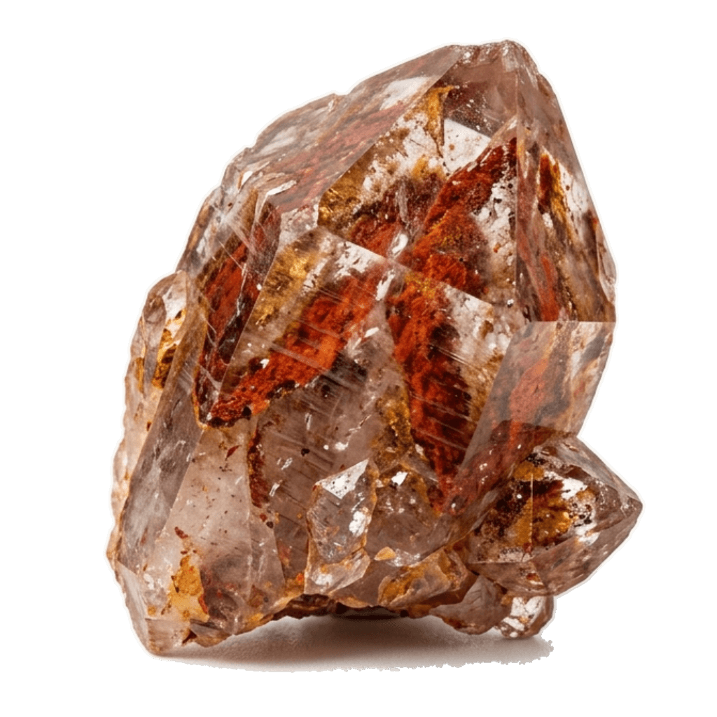 Hematoid Quartz crystal
