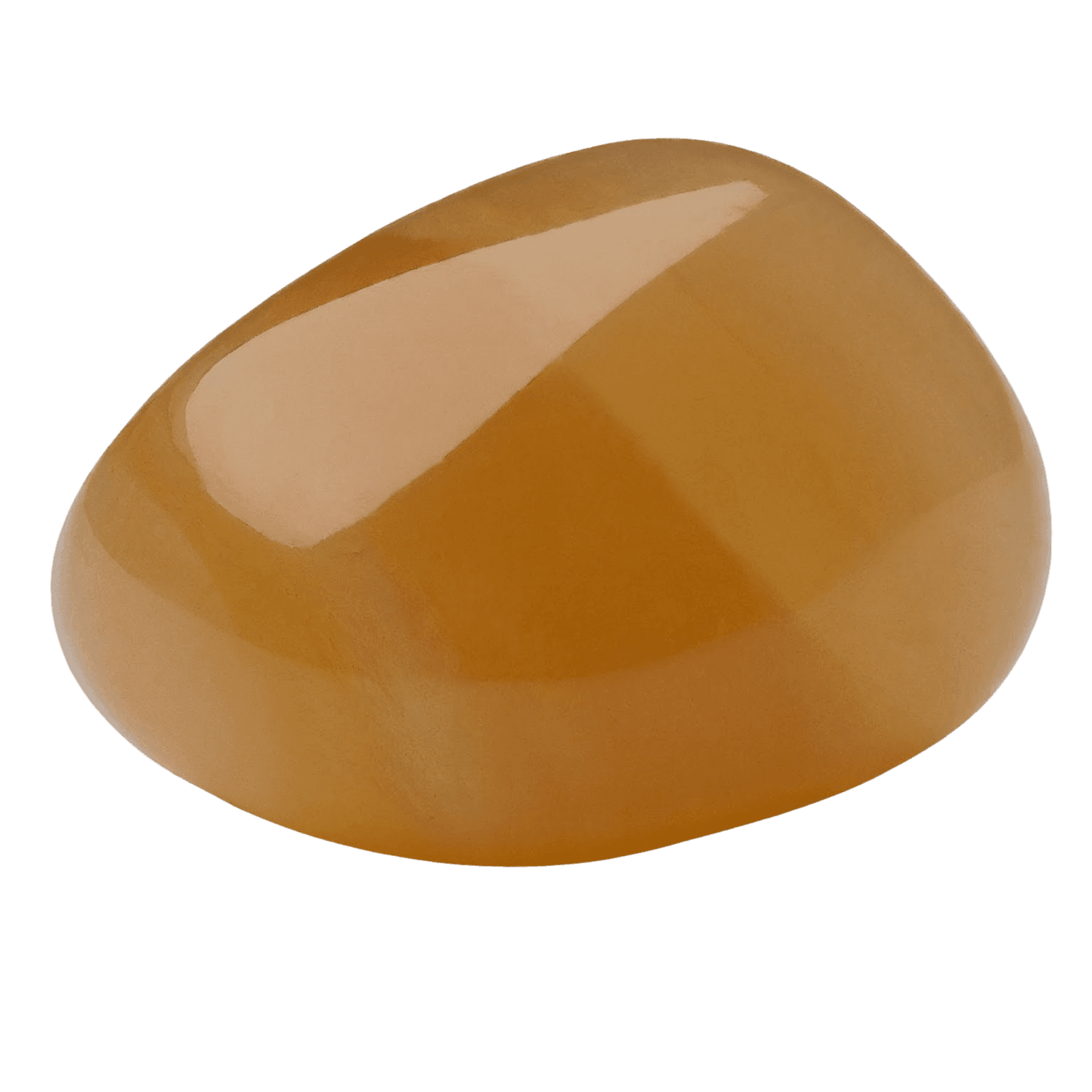 Honey Calcite tumbled stone