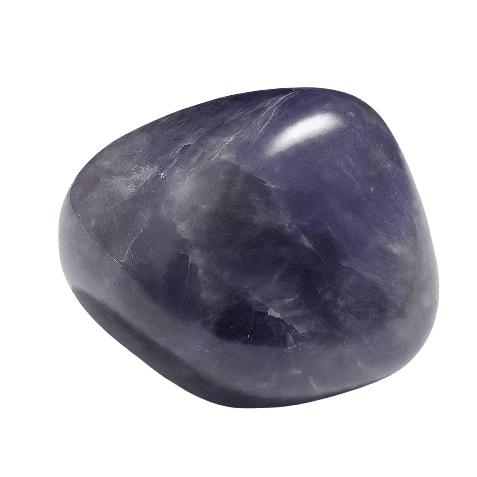 Iolite tumbled stone