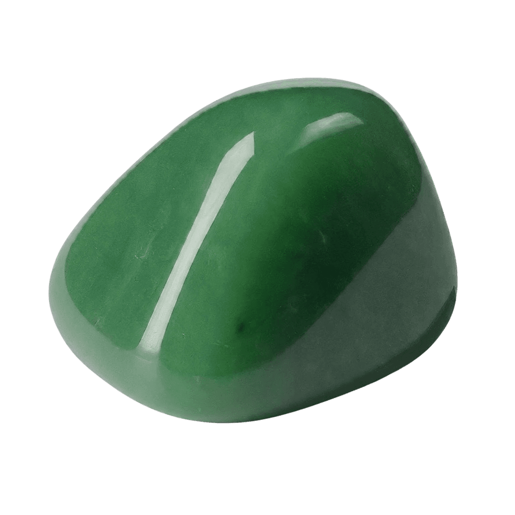 Green Jade tumbled stone