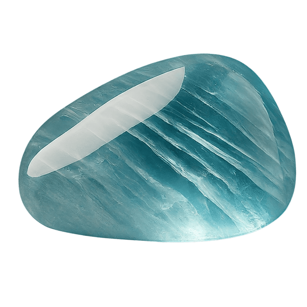 Lemurian Aquatine Calcite crystal
