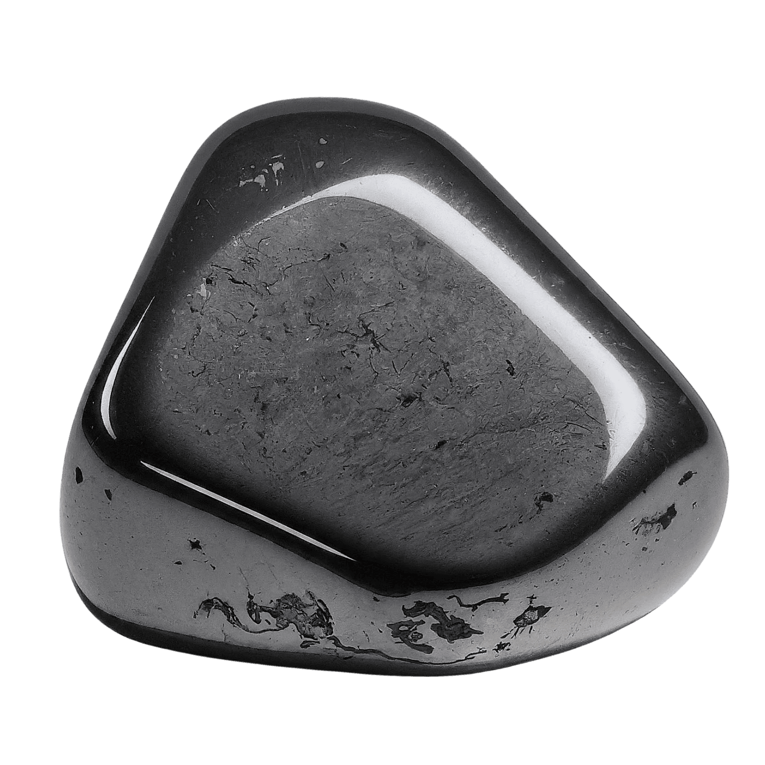 Lodestone (Magnetite) tumbled stone