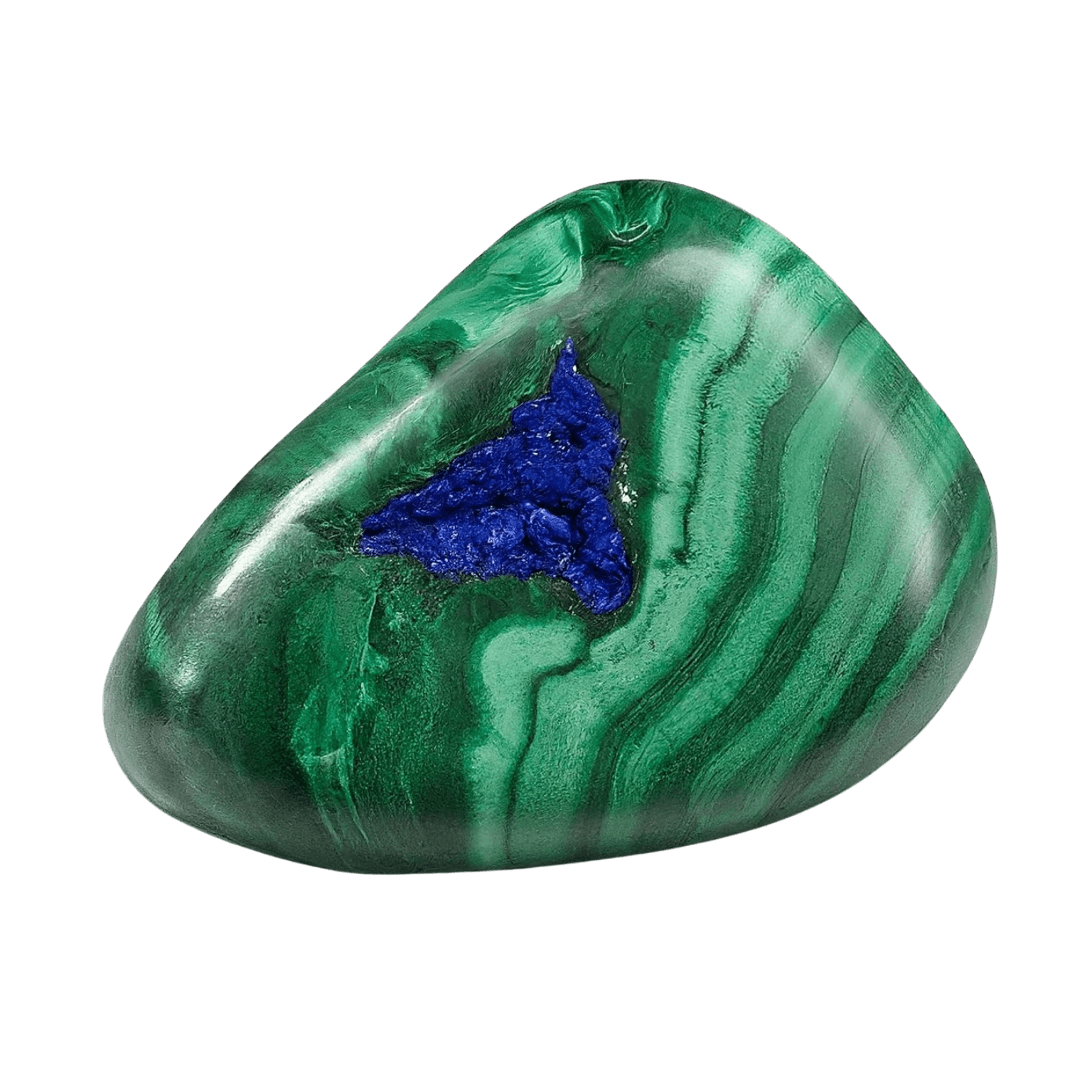 Malachite-Azurite crystal