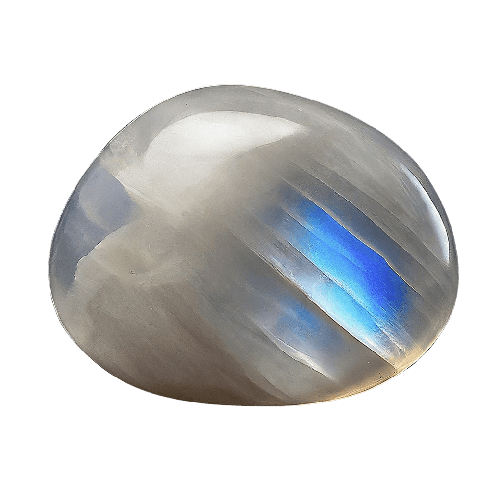 Moonstone tumbled stone