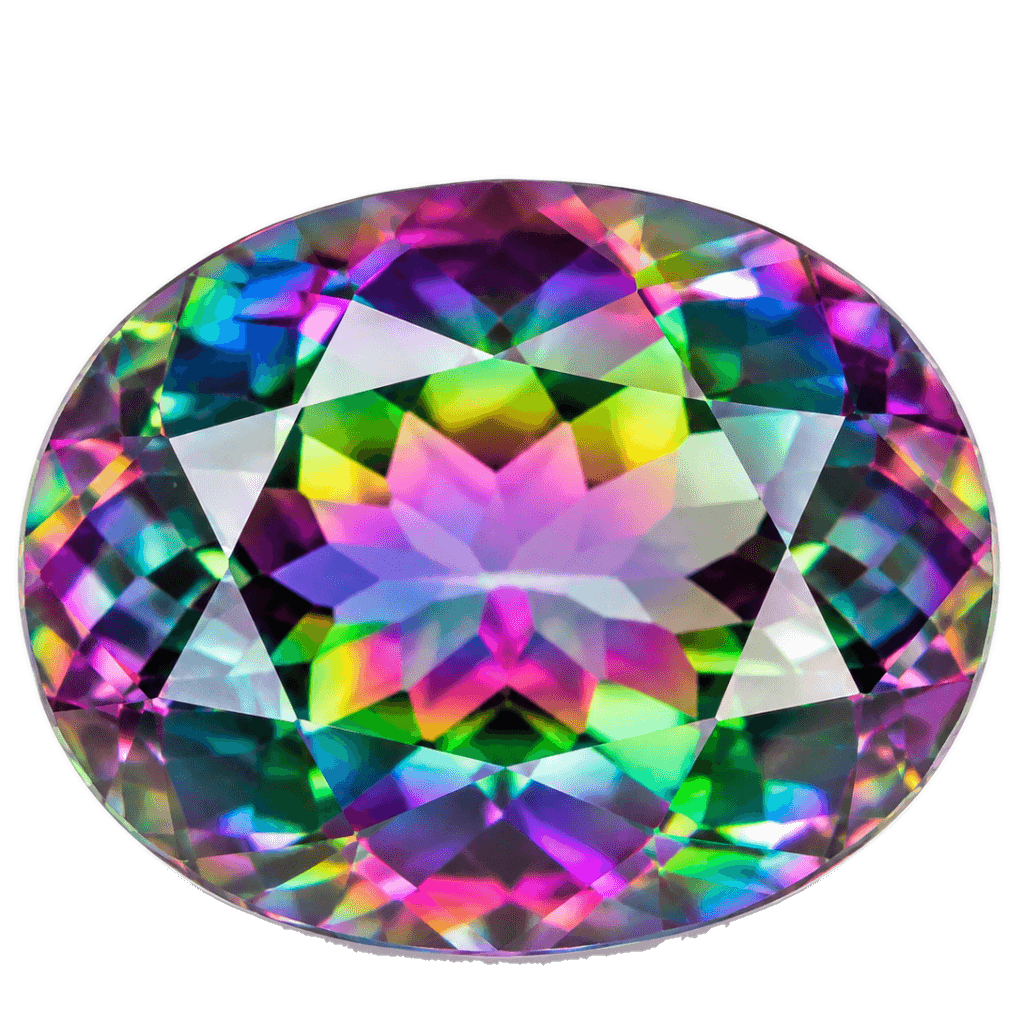 Mystic Topaz crystal