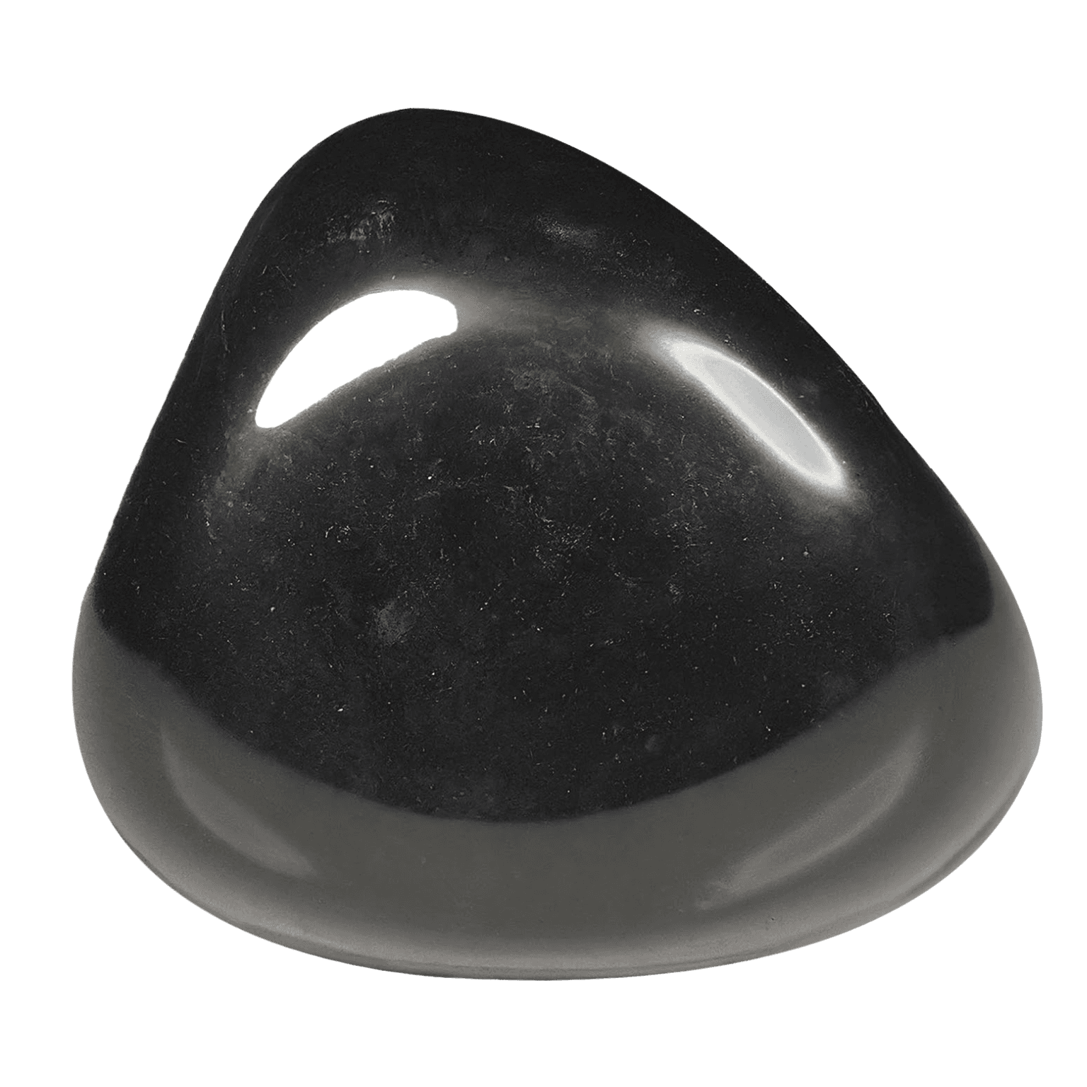 Black Onyx tumbled stone