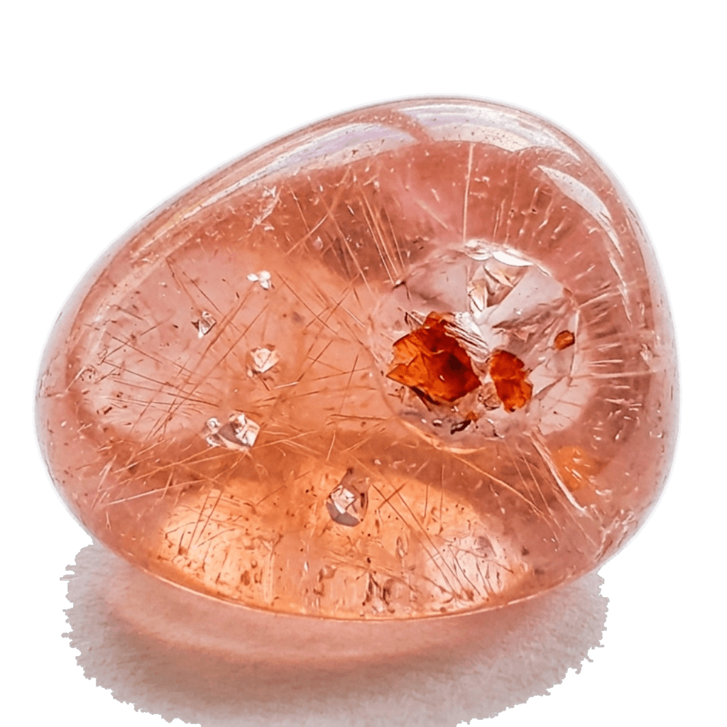 Padparadscha Sapphire crystal