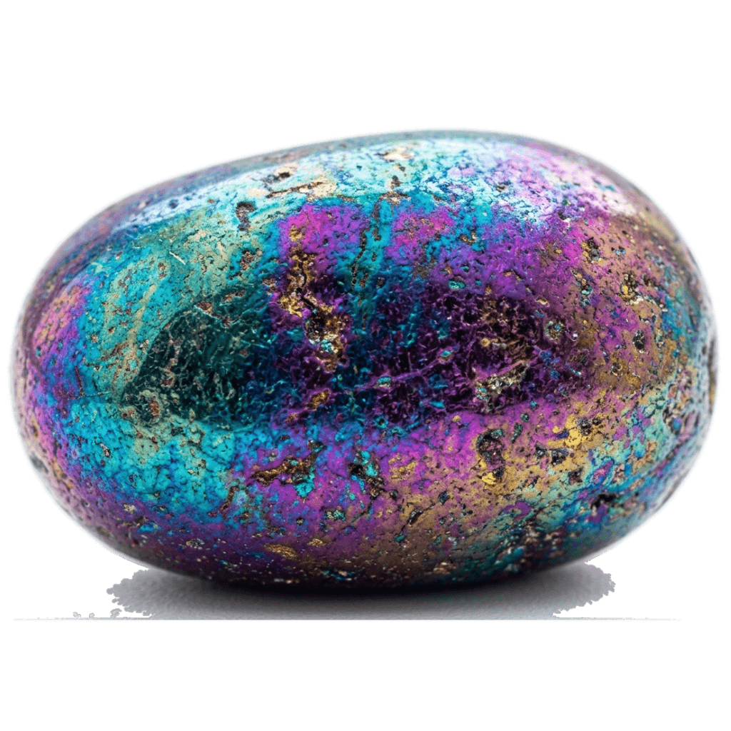Peacock Ore tumbled stone