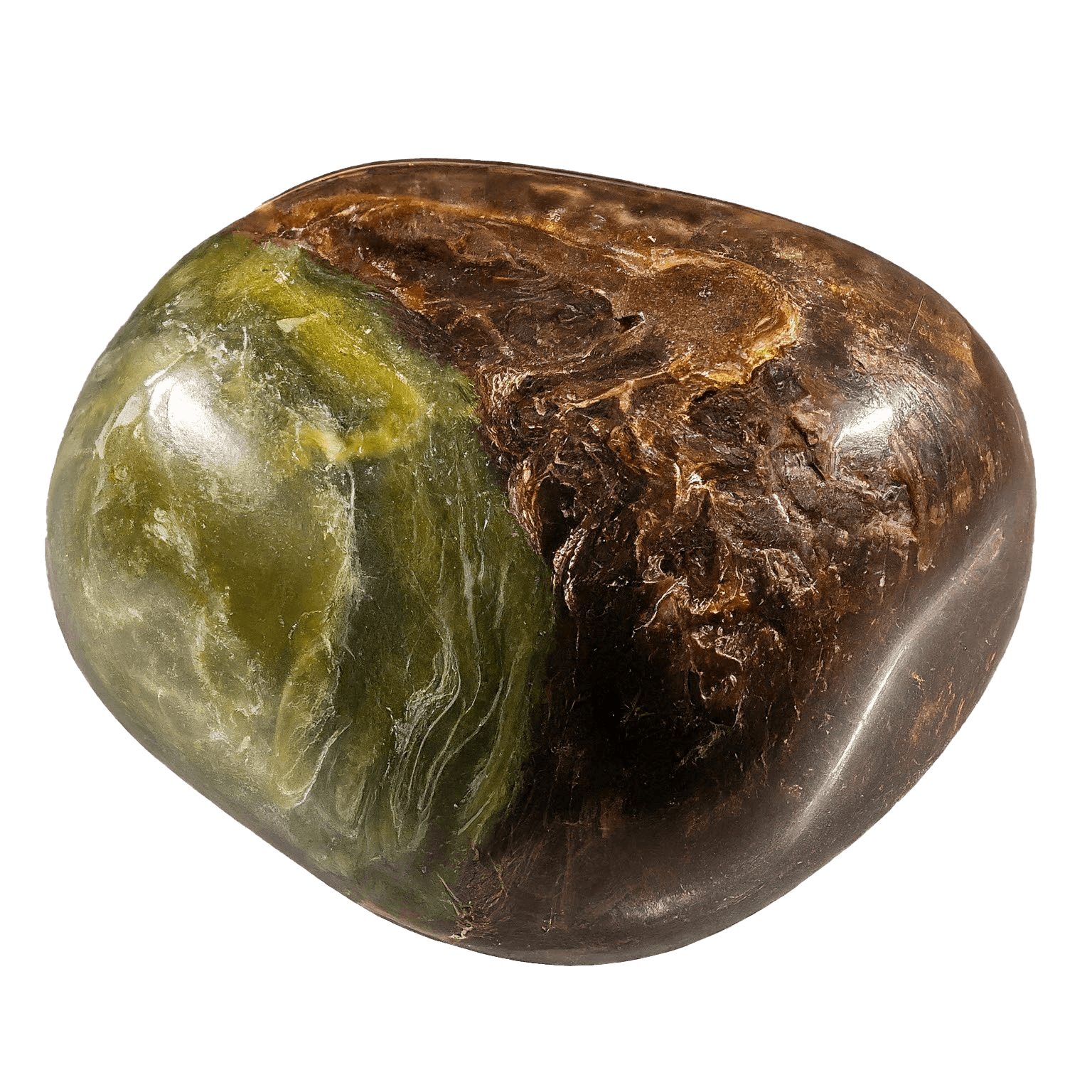Pyromorphite tumbled stone