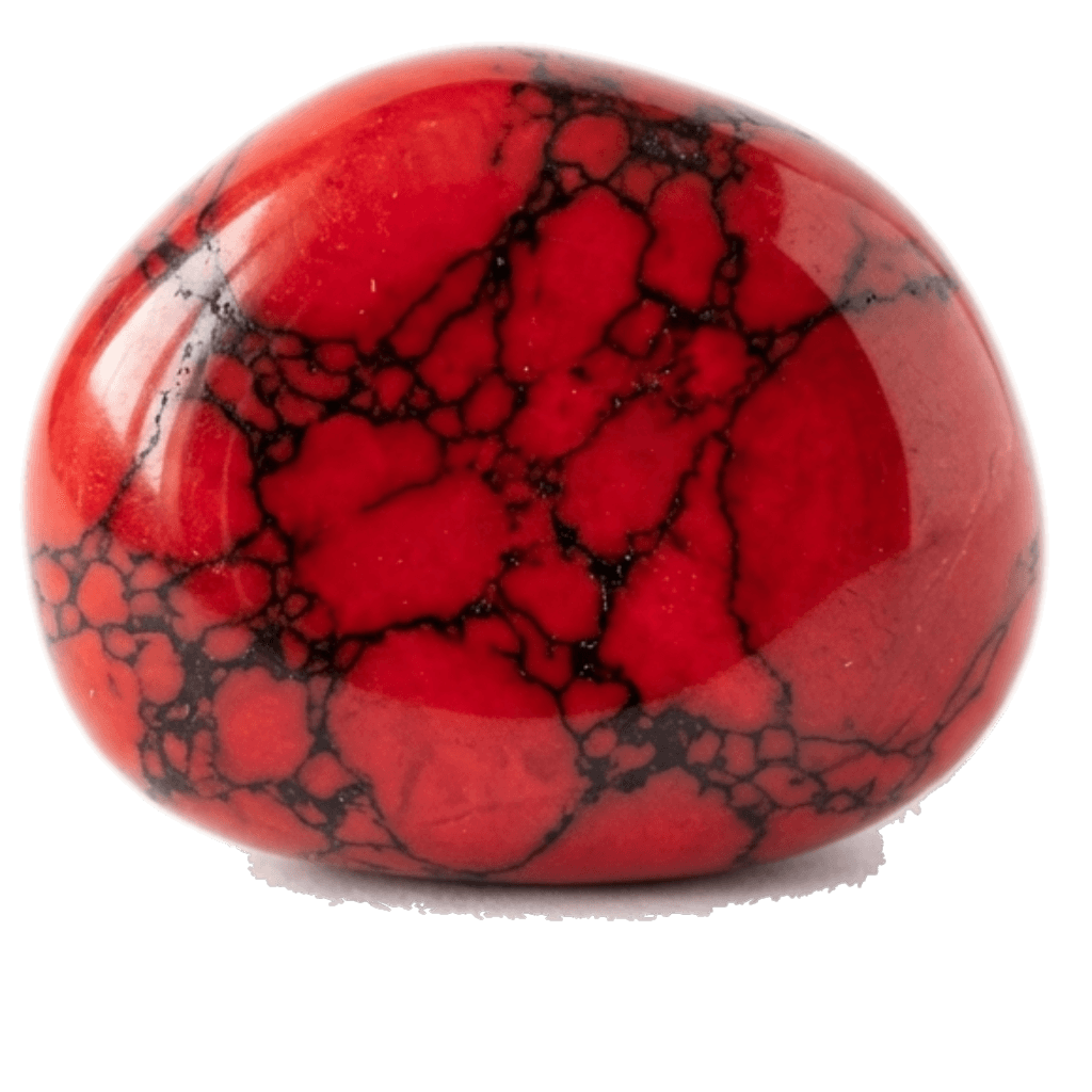Red Howlite crystal