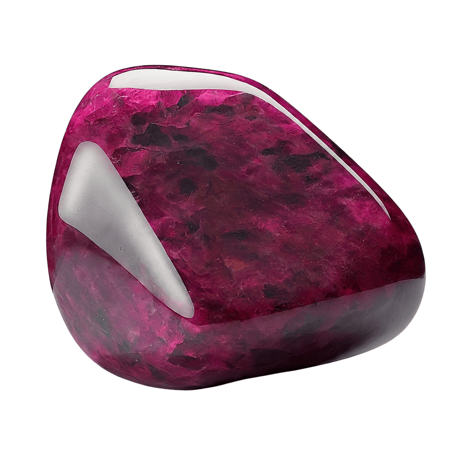Ruby tumbled stone