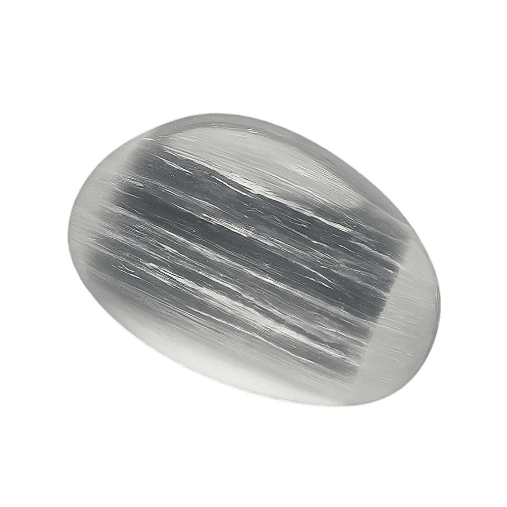 Selenite tumbled stone