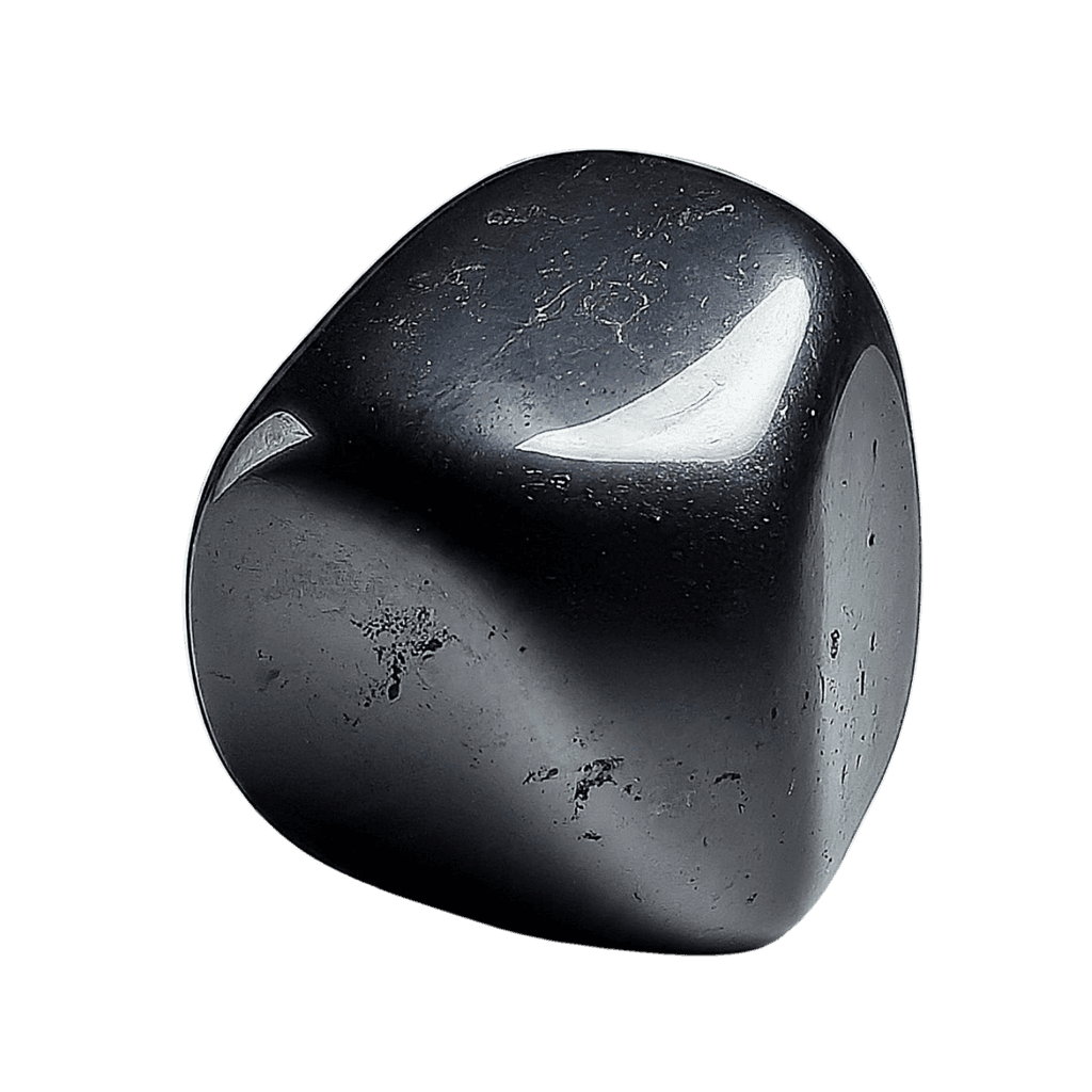 Shungite tumbled stone