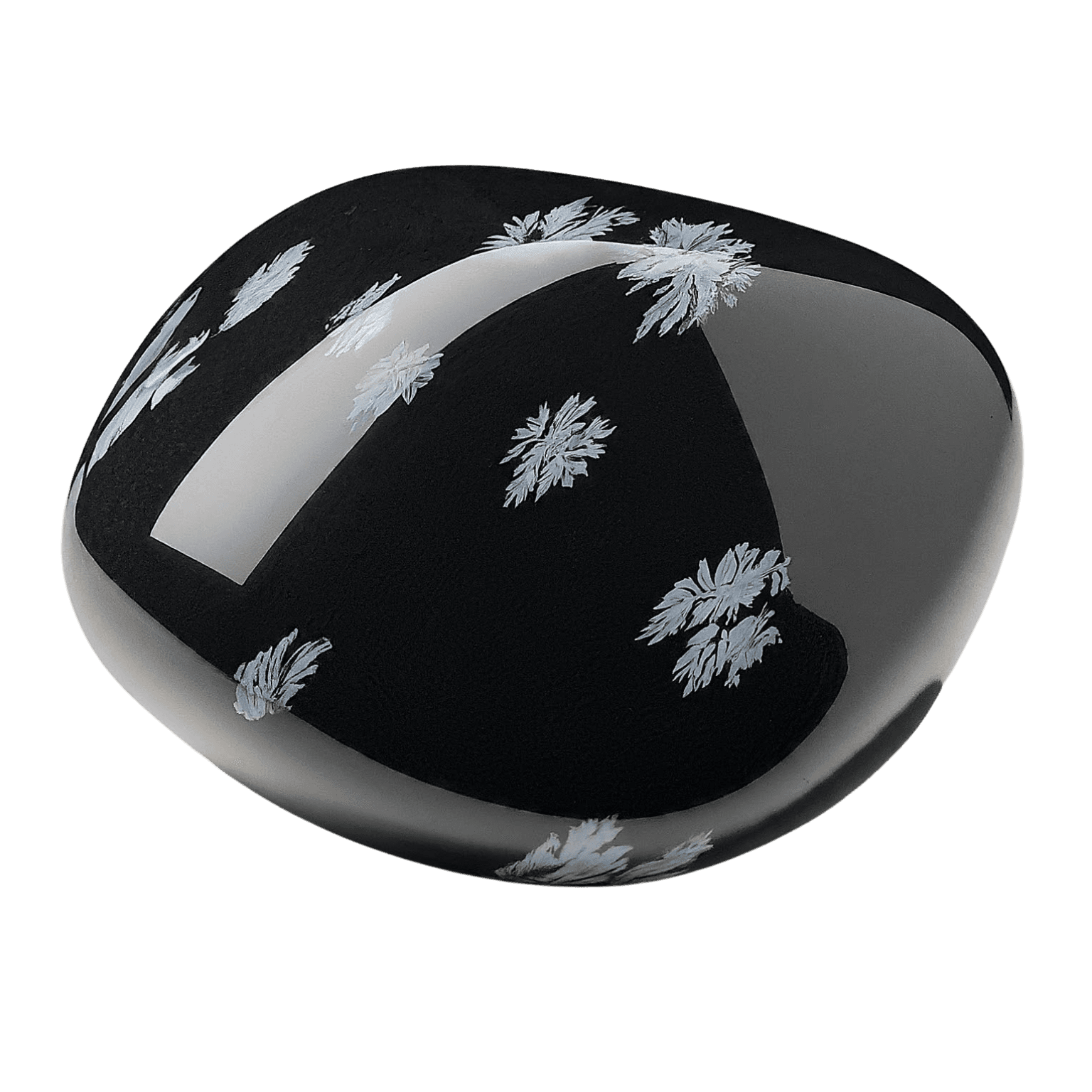 Snowflake Obsidian tumbled stone