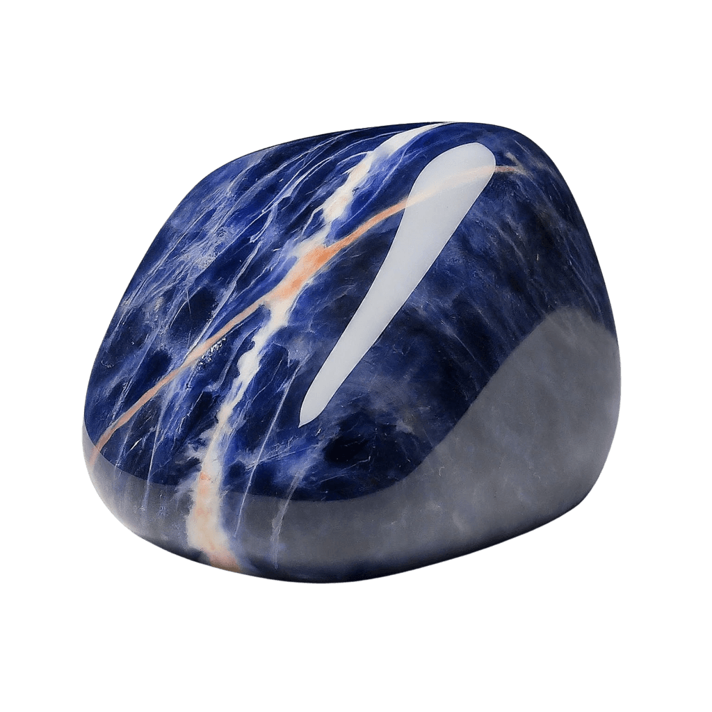 Sodalite tumbled stone