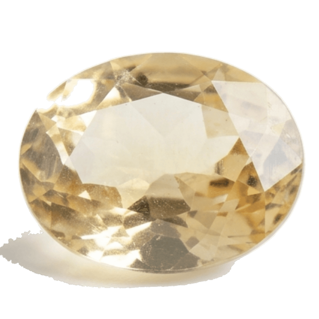 Yellow Citrine crystal