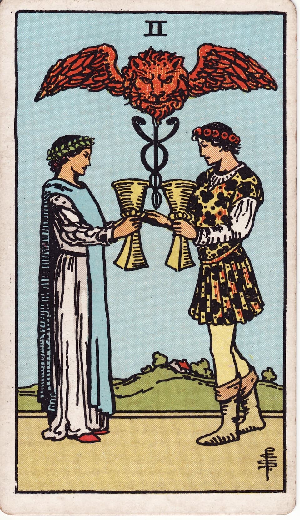 Two of Cups reversed