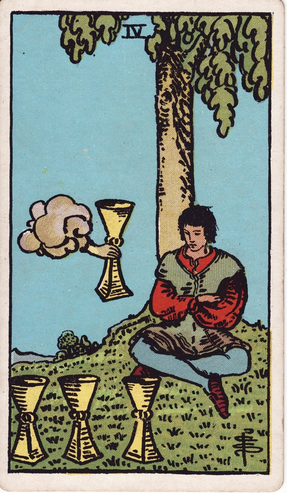 Four of Cups reversed
