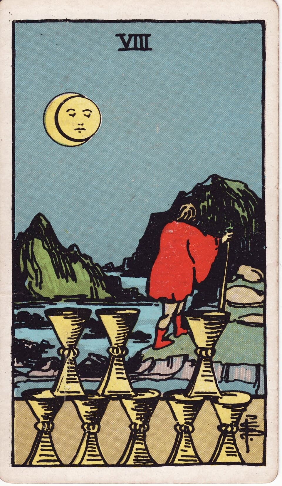 Eight of Cups reversed