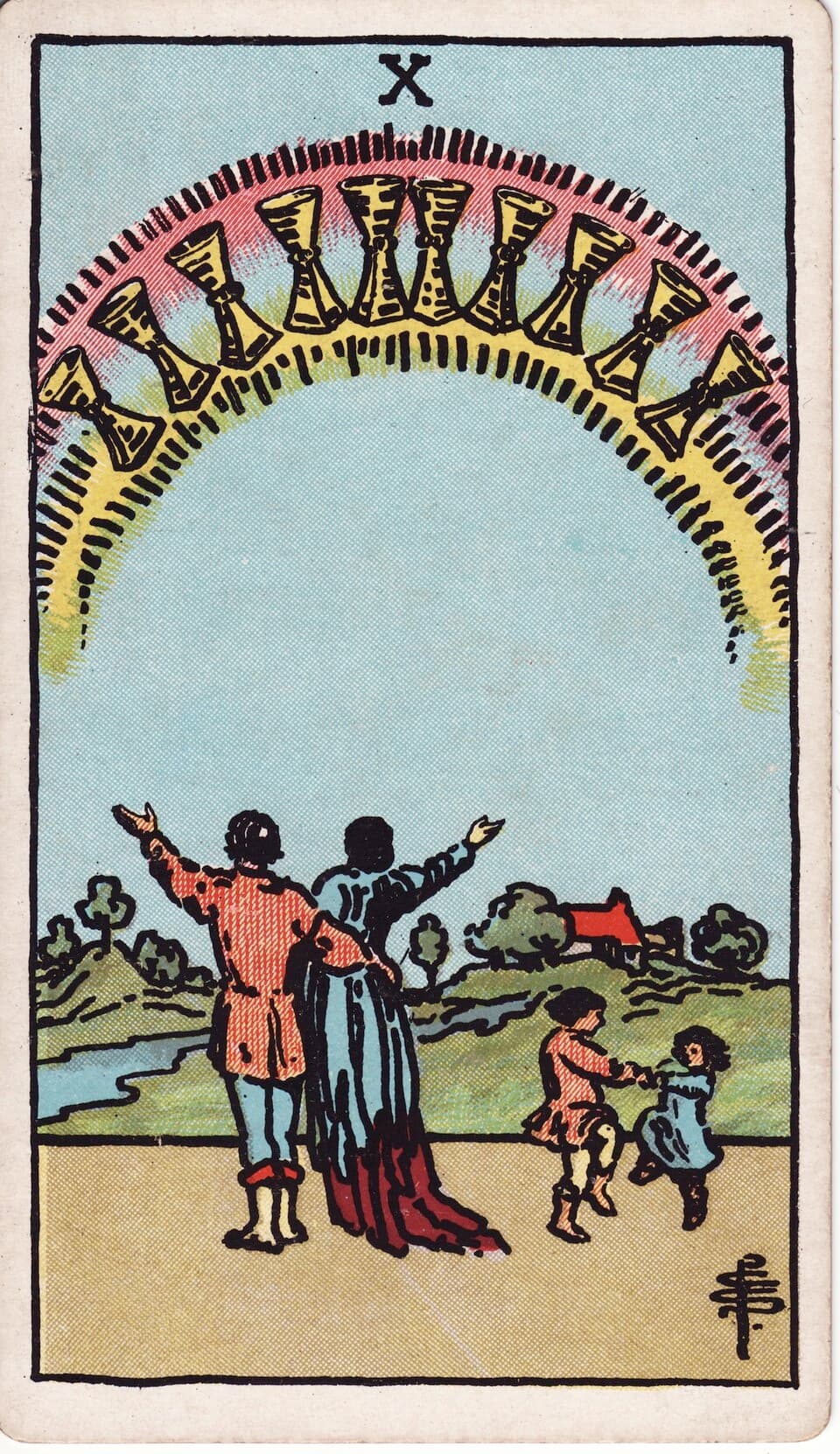 Ten of Cups reversed