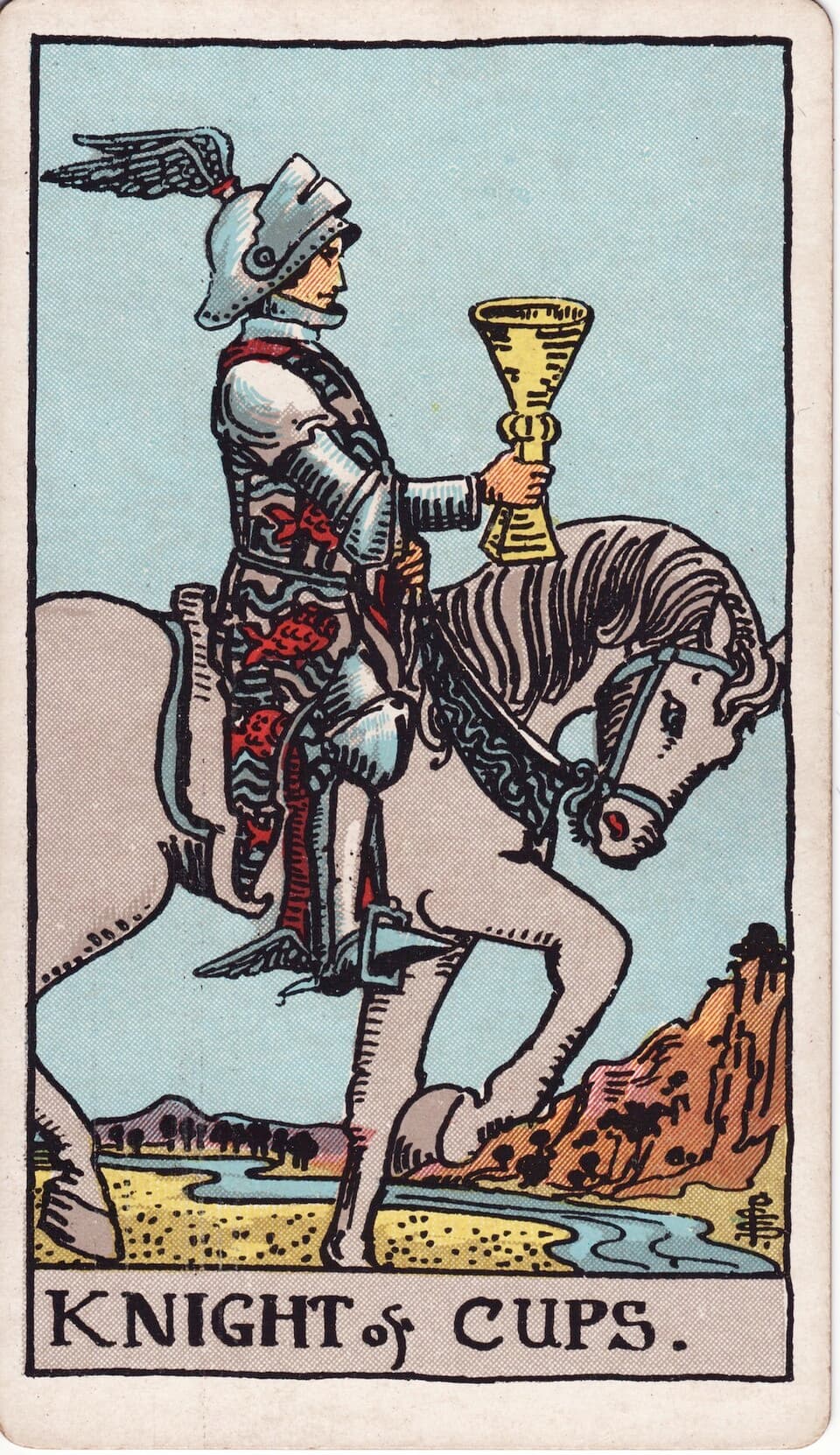 Knight of Cups reversed