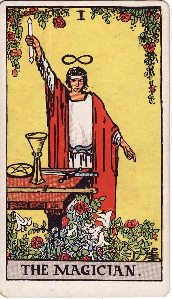 The Magician tarot card