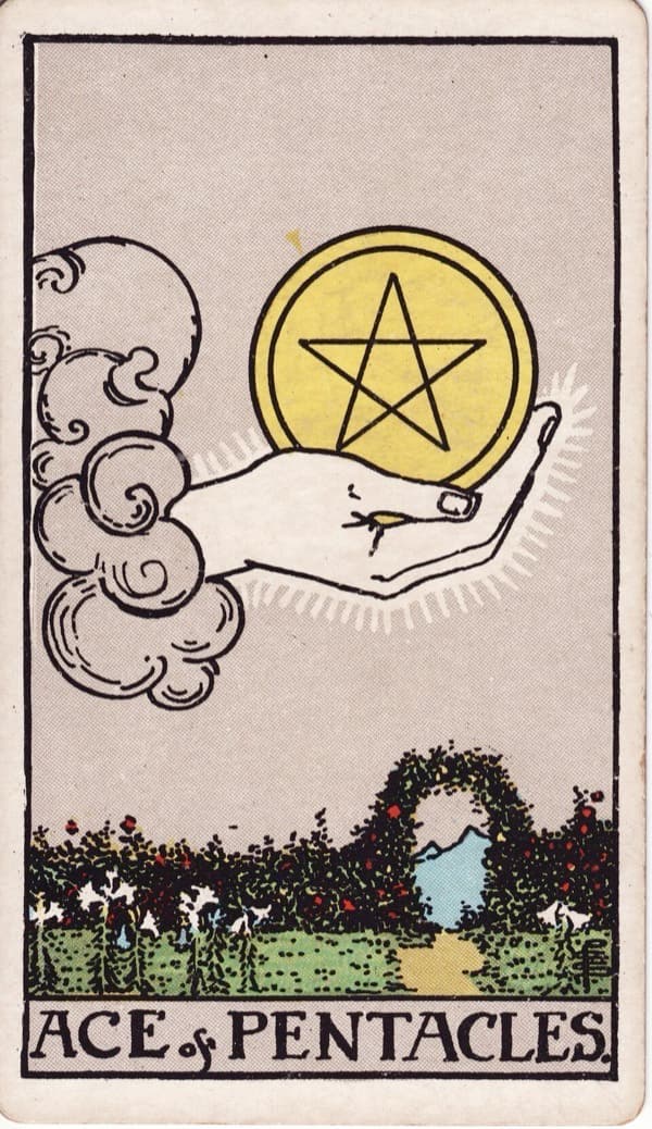 Ace of Pentacles reversed