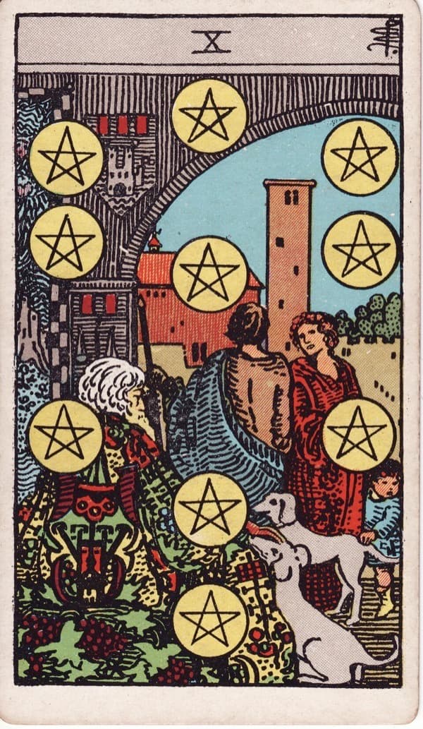 Ten of Pentacles reversed