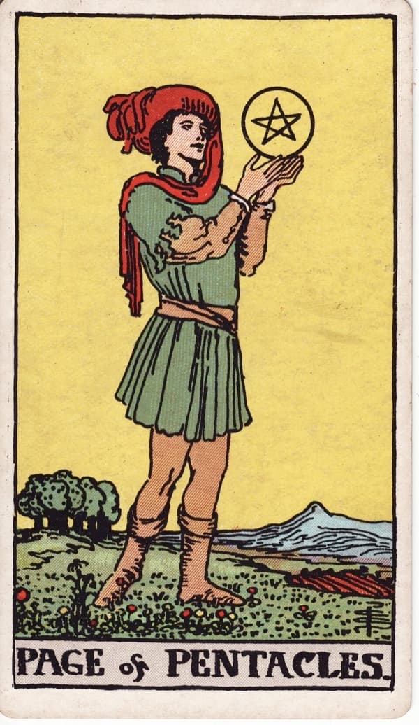 Page of Pentacles reversed