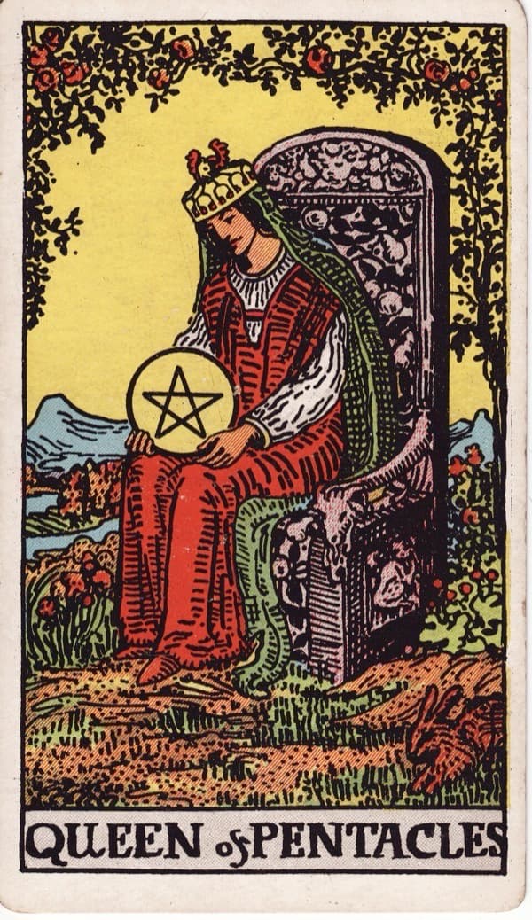Queen of Pentacles reversed
