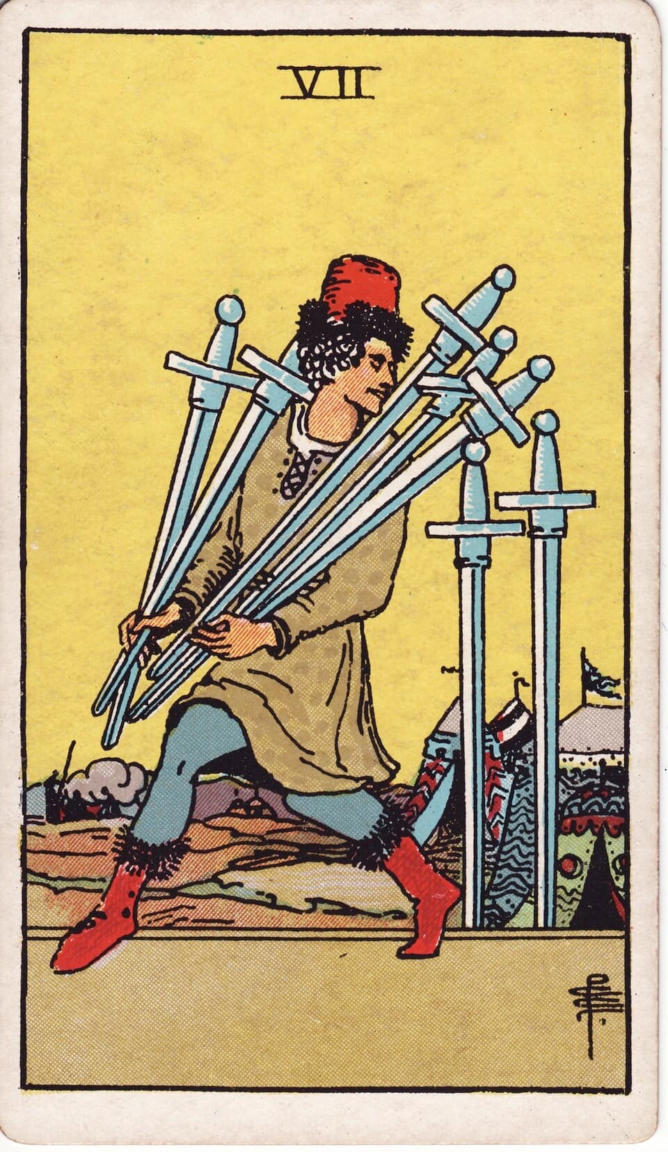 Seven of Swords reversed