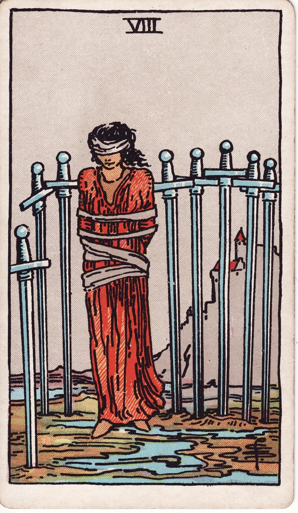 Eight of Swords reversed