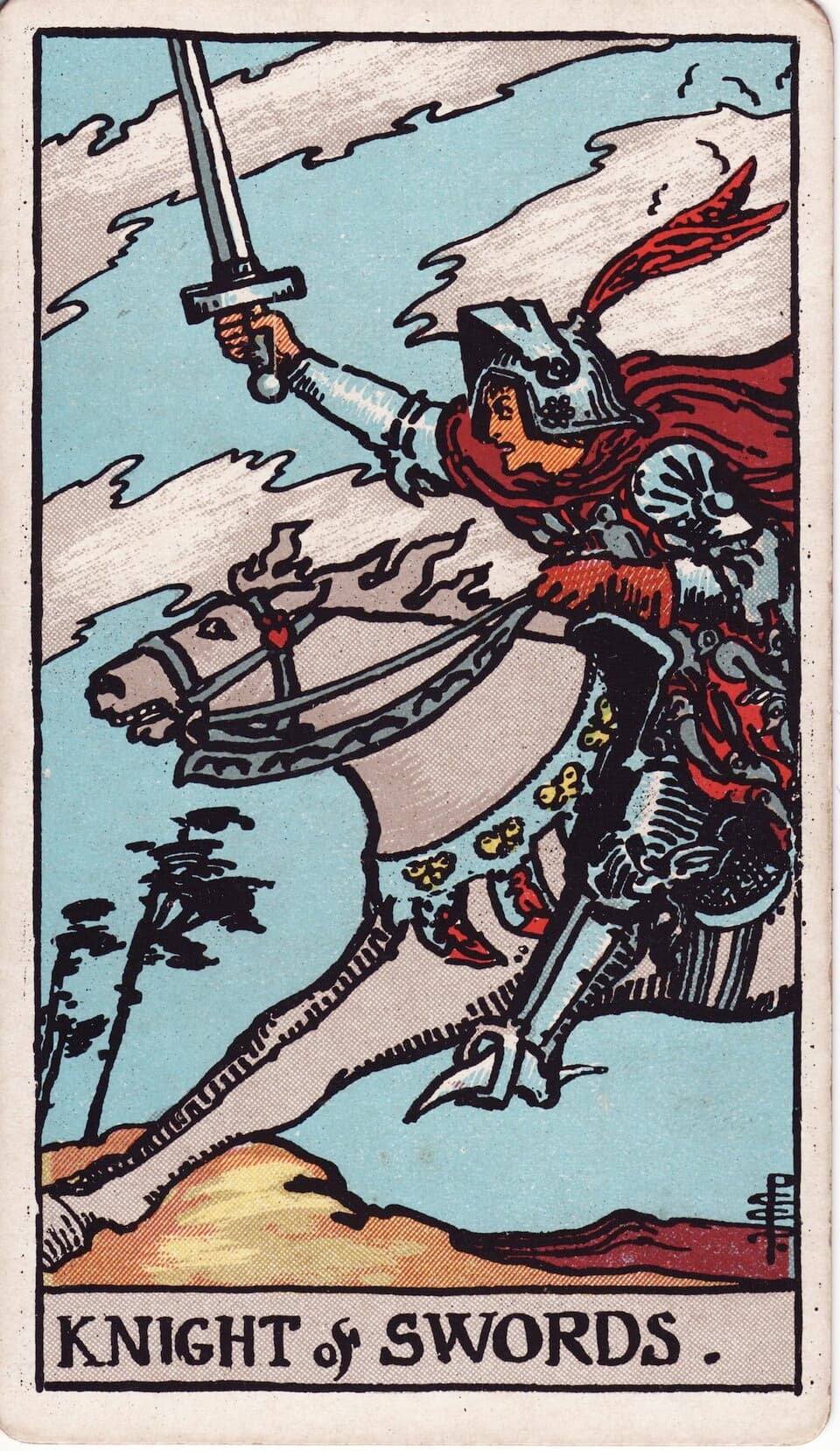 Knight of Swords reversed