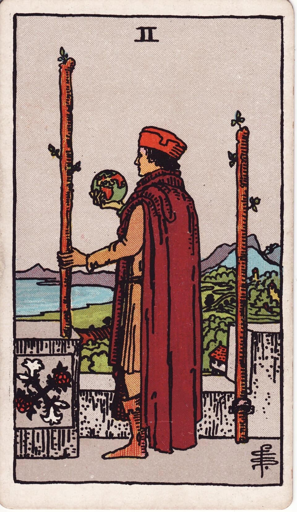 Two of Wands reversed