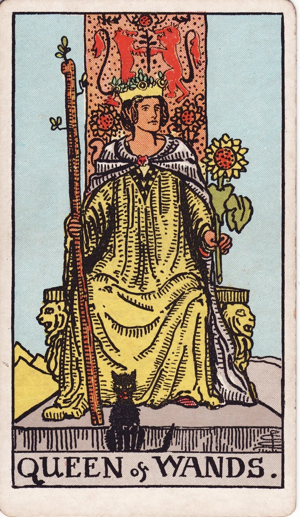 Queen of Wands reversed