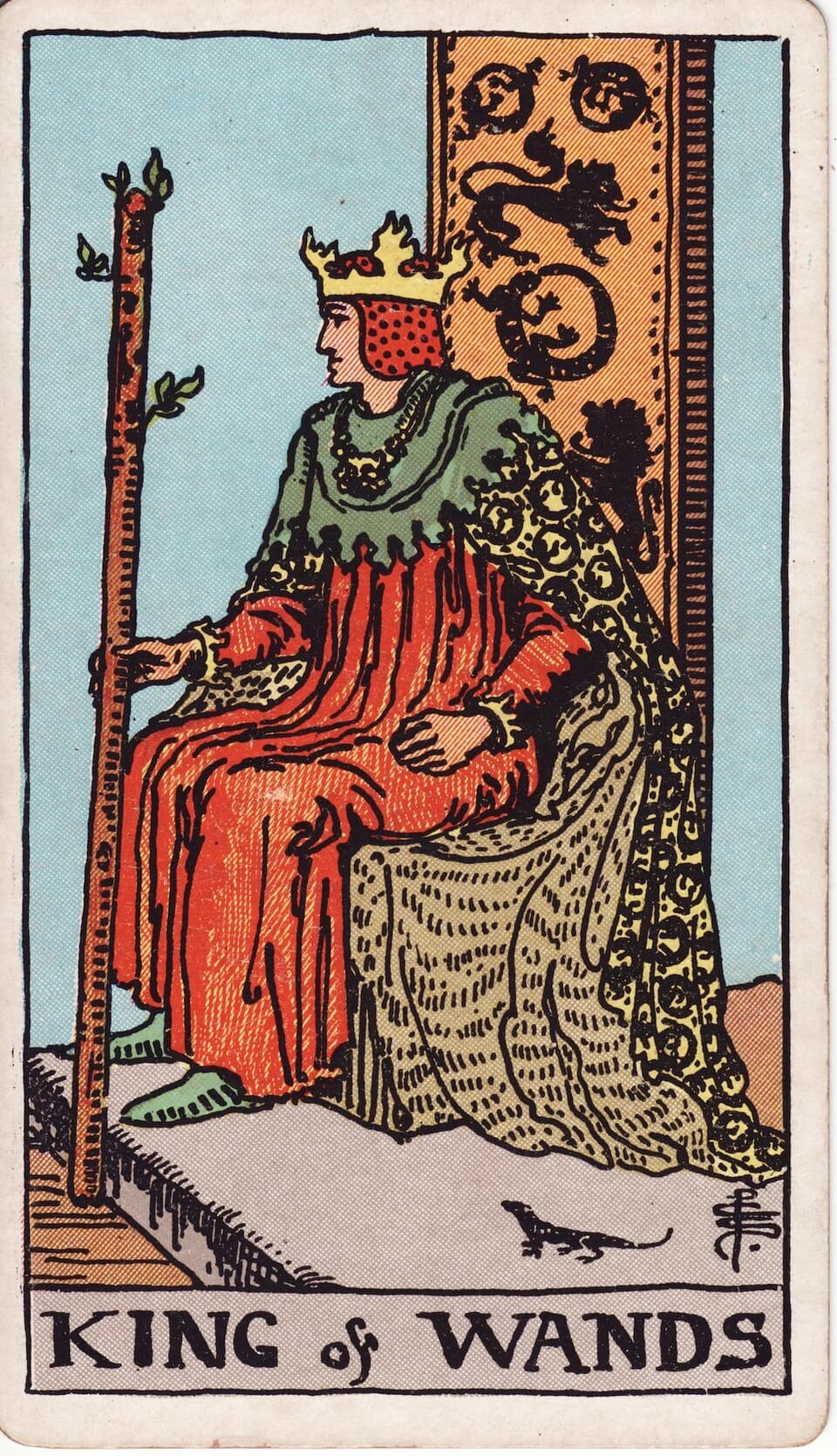 King of Wands reversed
