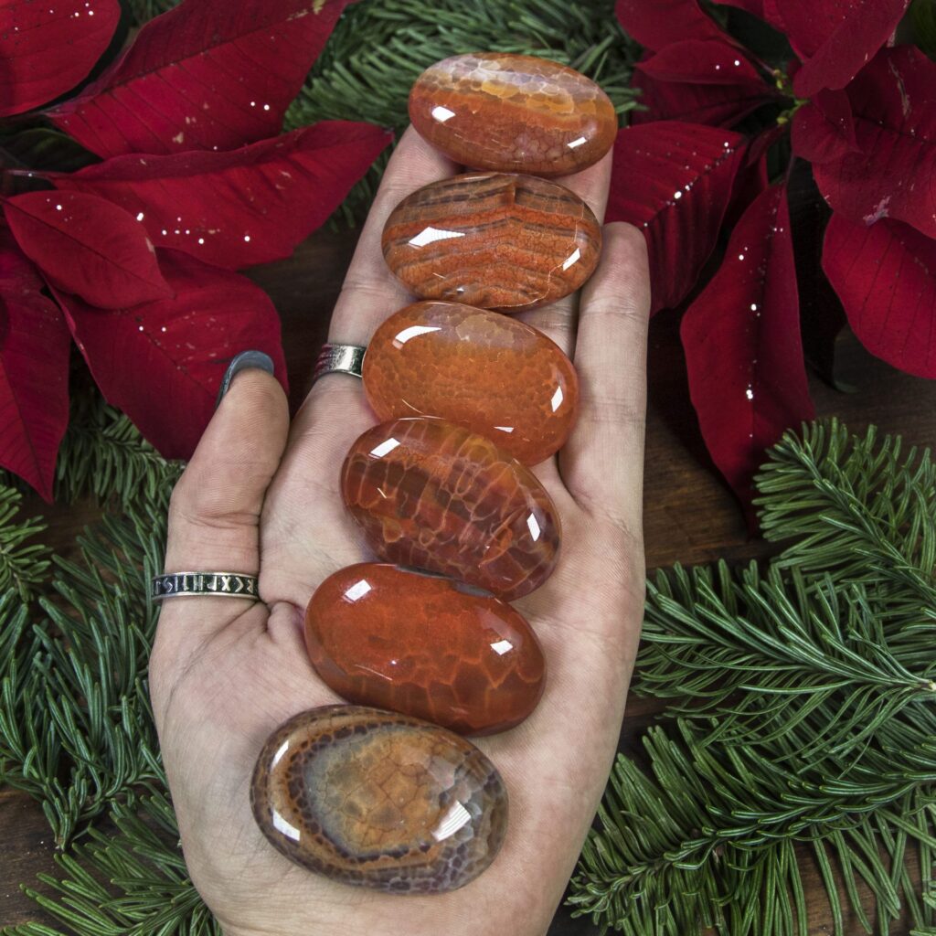 Meditation with Fire Agate