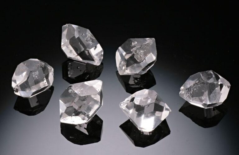 Moldavite + Herkimer Diamond